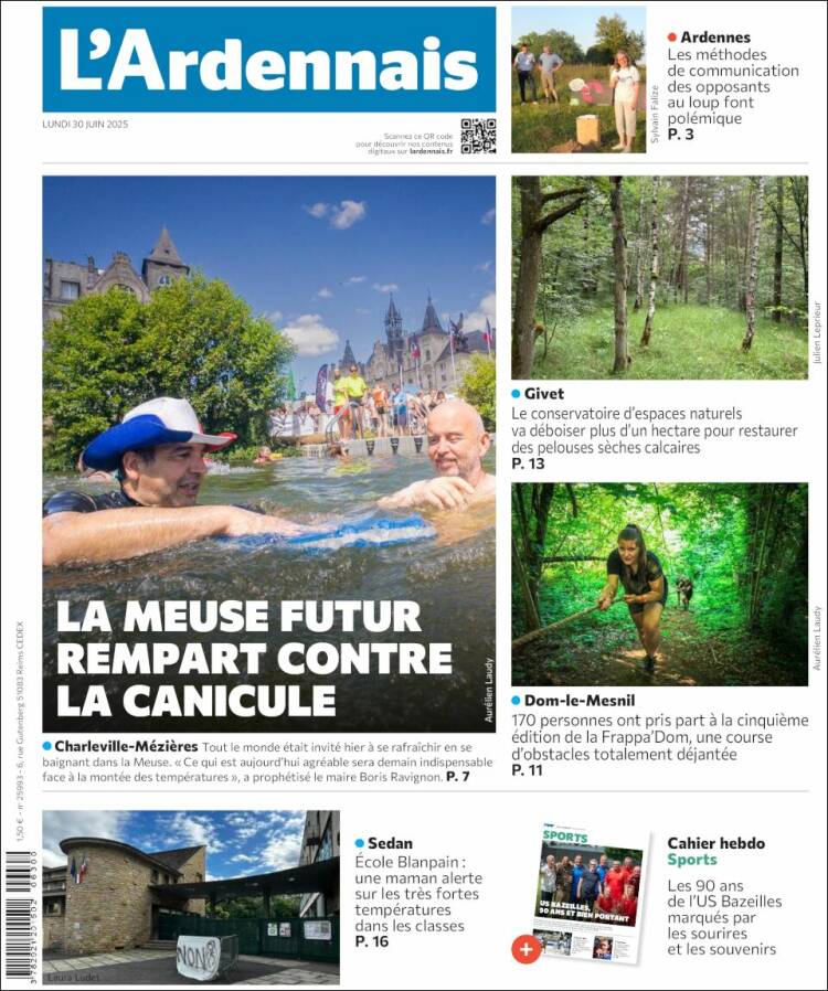 Portada de L'Ardenais (Francia)