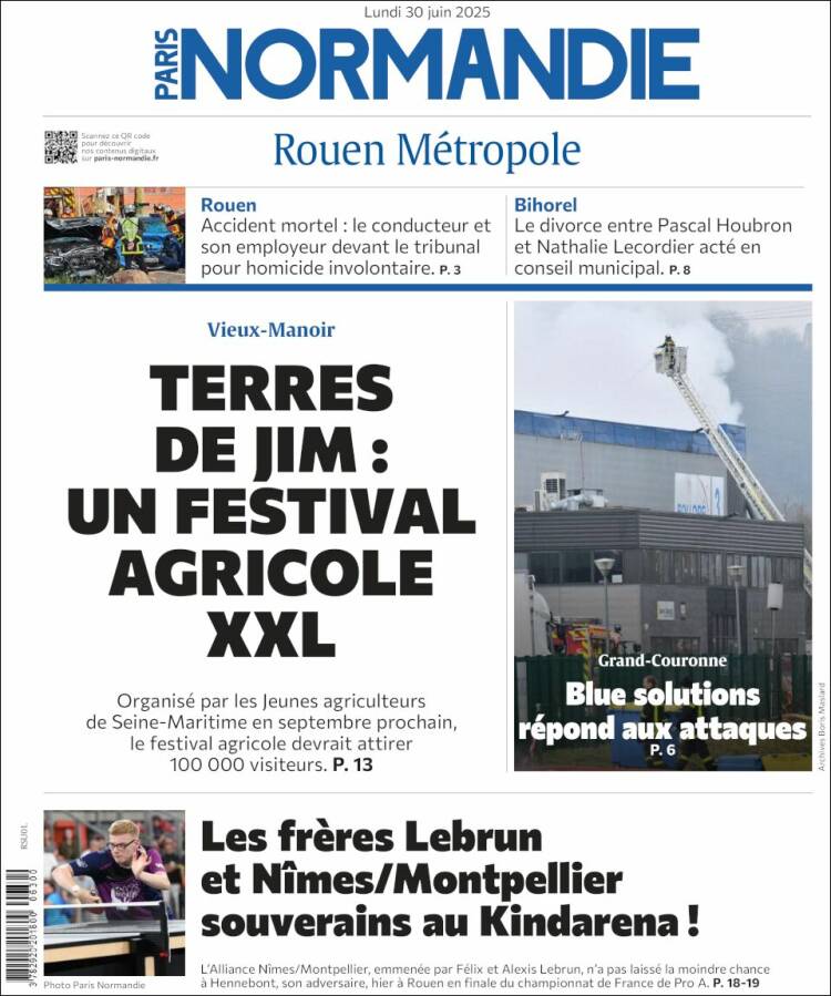 Portada de Paris Normandie (France)