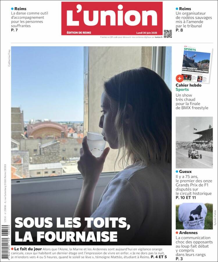Portada de L'Union (Francia)
