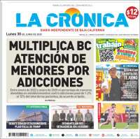 Portada de La Crónica de Baja California (México)