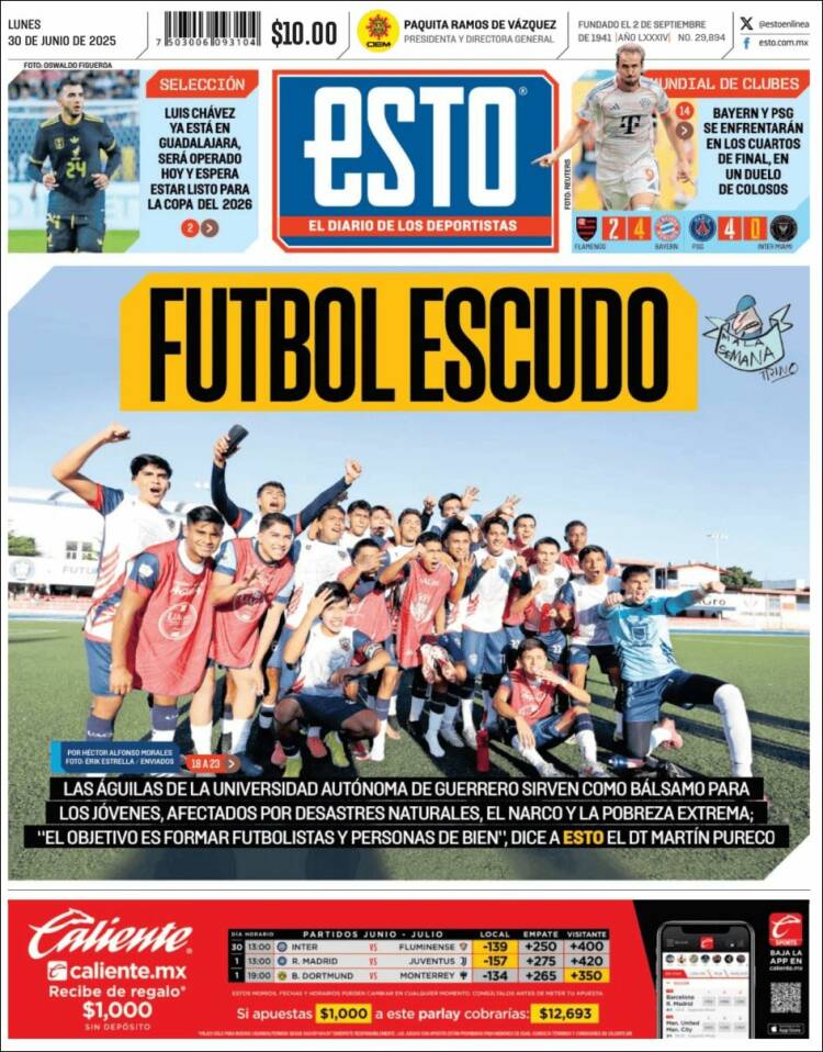 Portada de Esto (Mexique)