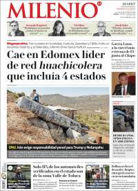 Portada de Milenio - Estado de México (México)