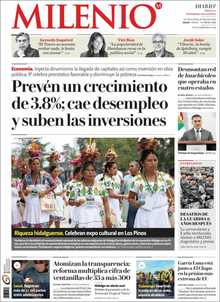 Portada de Milenio de Hidalgo (Mexico)