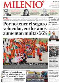 Portada de Milenio de León (Mexico)