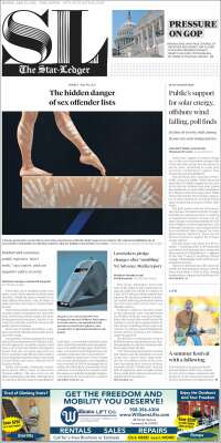Portada de Star-Ledger (USA)