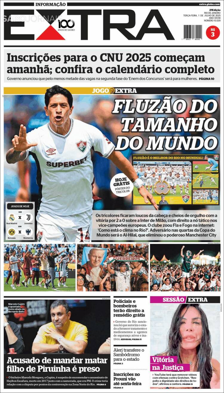 Portada de Extra (Brasil)