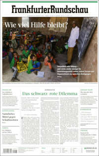 Portada de Frankfurter Rundschau (Germany)