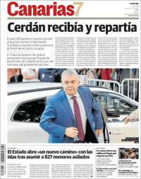 Portada de Canarias 7 (Espagne)