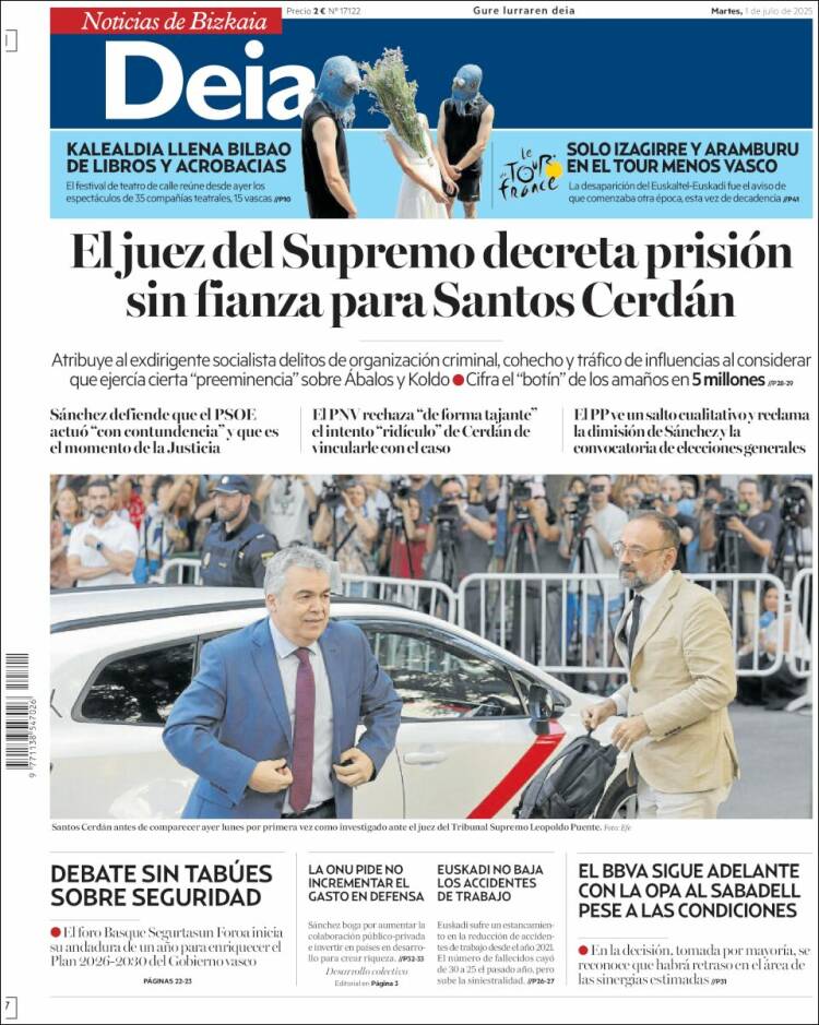 Portada de Deia (Spain)