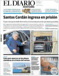 Portada de El Diario Montañés (Espagne)