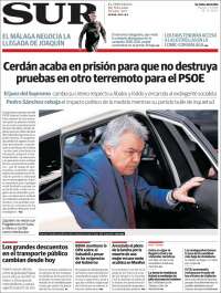 Portada de Diario el Sur (Spain)
