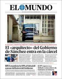 Portada de El Mundo (España)