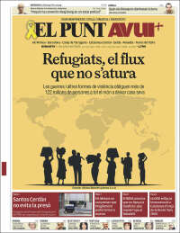 Portada de El Punt Avui (Espagne)