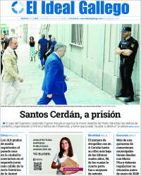 Portada de El Ideal Gallego (Espagne)