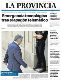 Portada de La Provincia (Espagne)