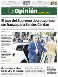 Portada de La Opinión de Málaga (Spain)
