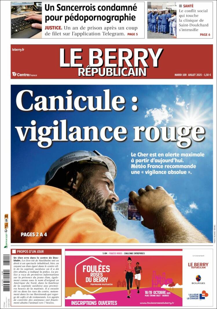 Portada de Berry Republicain (France)