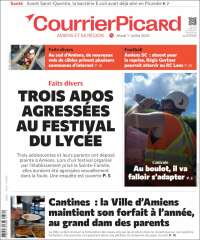 Portada de Courrier Picard (France)