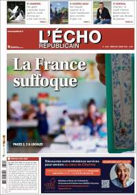 Portada de L'Echo Républicain (France)