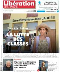Portada de Libération Champagne (France)