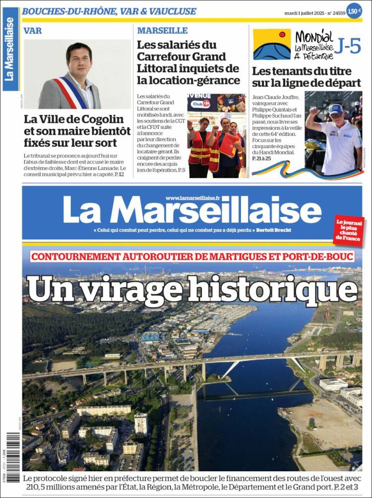 Portada de La Marseillaise (France)