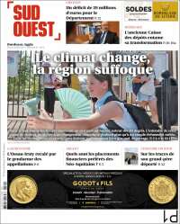Portada de Sud Ouest (France)