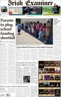 Portada de Irish Examiner (Irlanda)
