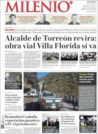 Portada de Milenio - Laguna (Mexico)