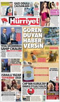 Portada de Hürriyet (Turkey)
