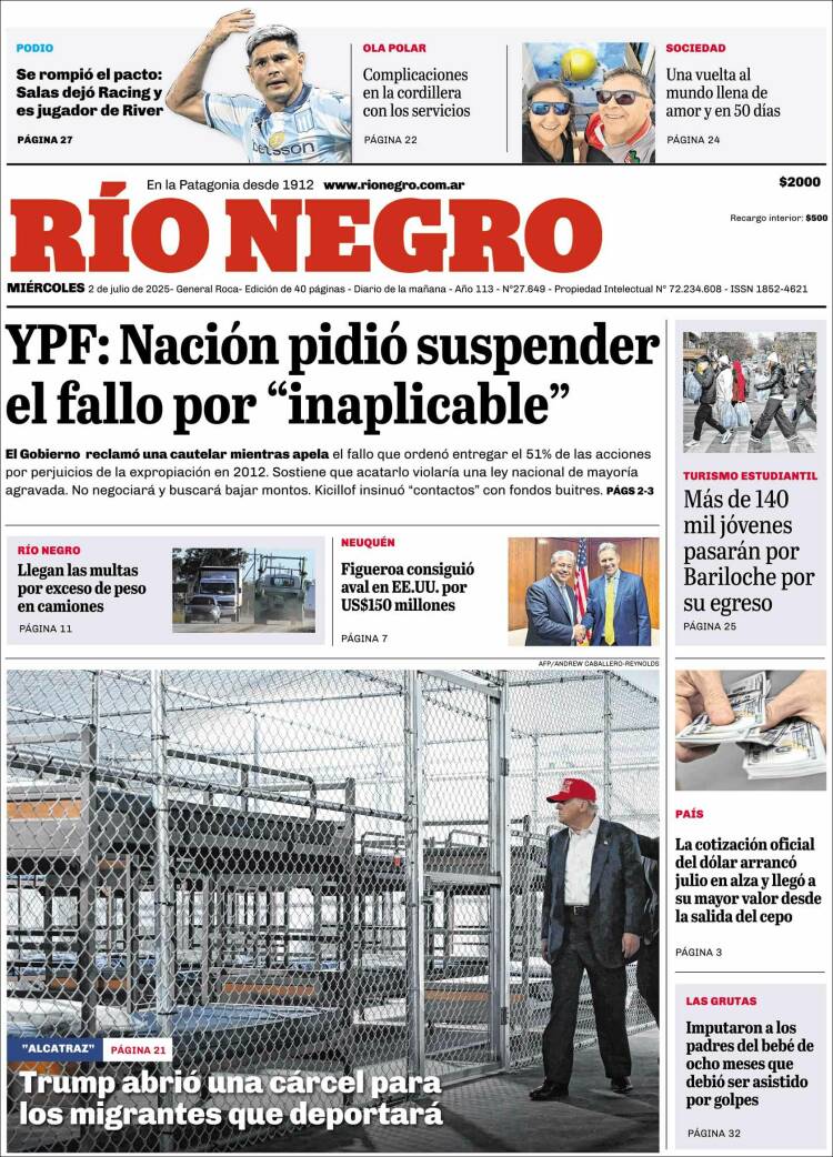 Portada de Rio Negro (Argentina)