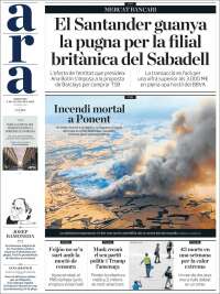 Portada de Ara (Spain)