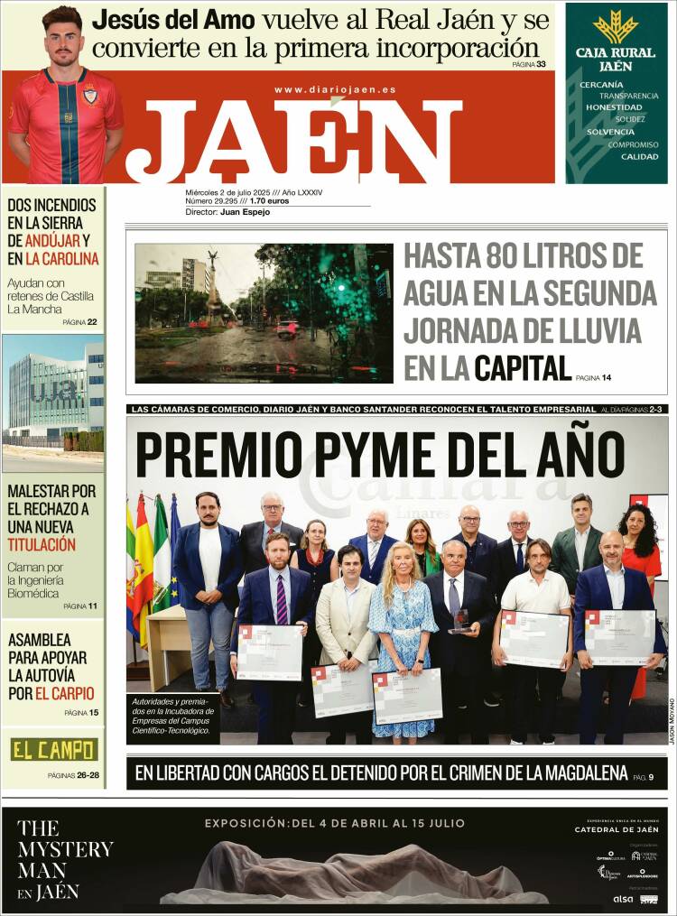 Portada de Diario Jaén (España)