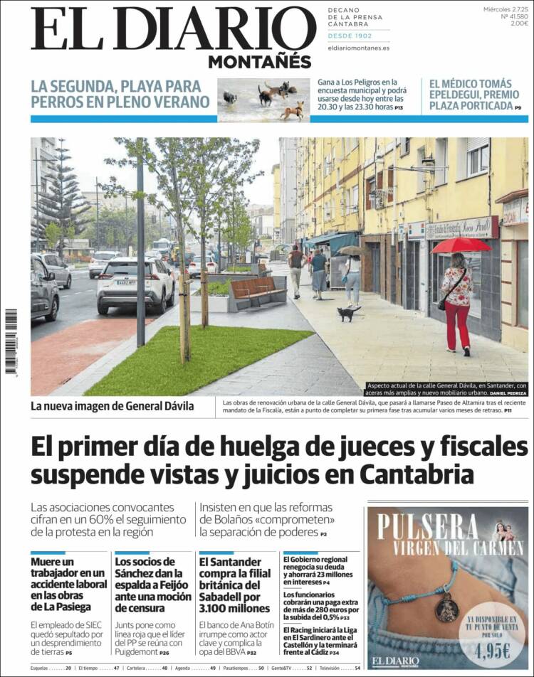 Portada de El Diario Montañés (Spain)