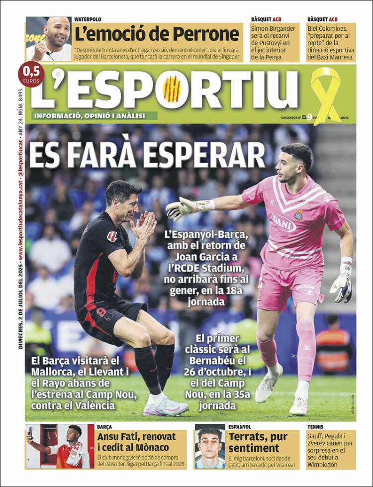Portada de L'Esportiu (España)