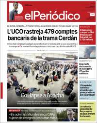 Portada de El Periódico de Catalunya (Spain)