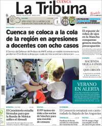 Portada de La Tribuna de Cuenca (Espagne)