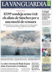 Portada de La Vanguardia (Spain)