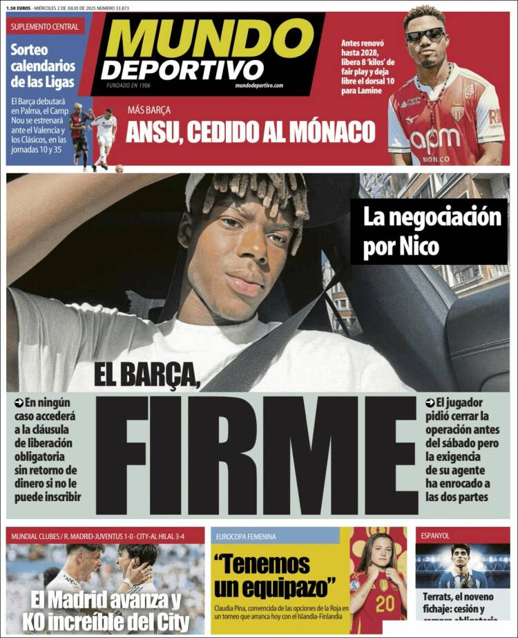 Portada de El Mundo Deportivo (Spain)
