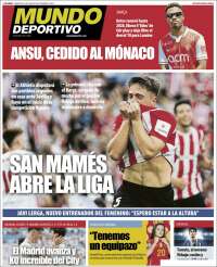 Portada de Mundo Deportivo Bizkaia (Spain)