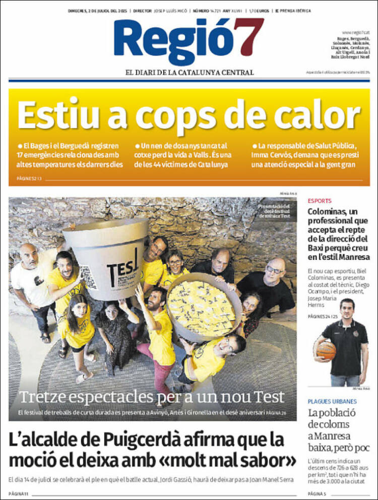Portada de Regio7 (España)