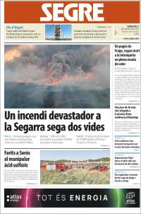 Portada de Segre (Espagne)
