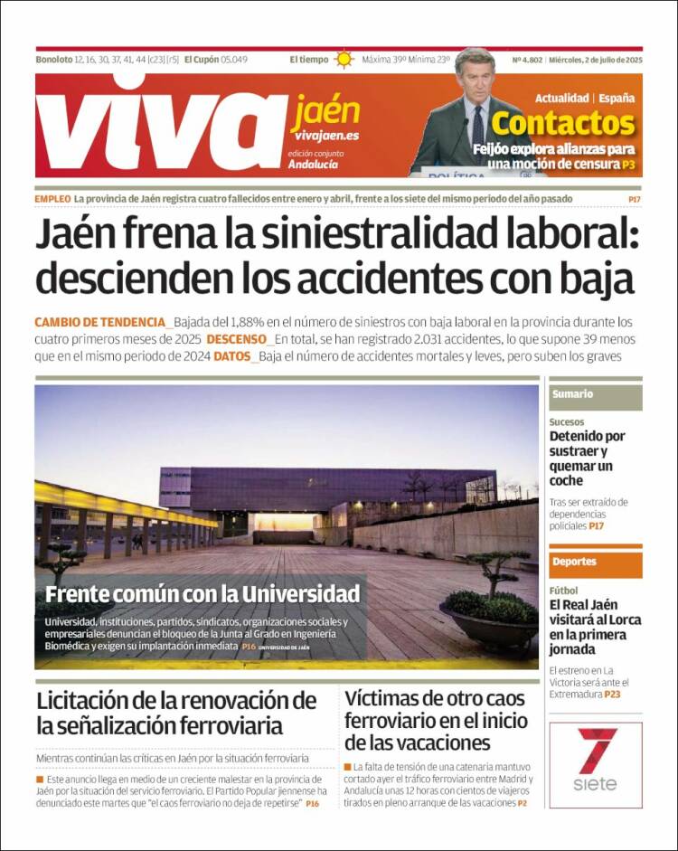 Portada de Viva Jaén (Espagne)
