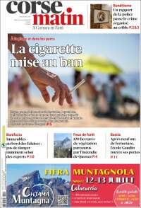 Portada de Corse-Matin (France)