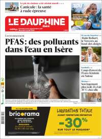 Portada de Le Dauphiné Libéré (France)