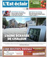 Portada de L'Est Eclair (France)