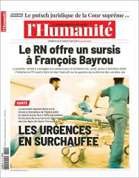Portada de l'Humanite (France)