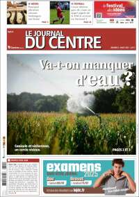 Portada de Le Journal du Centre (France)