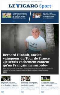 Portada de Le Figaro Sport (France)