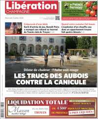 Portada de Libération Champagne (France)