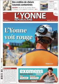 Portada de L'Yonne-Républicaine (France)